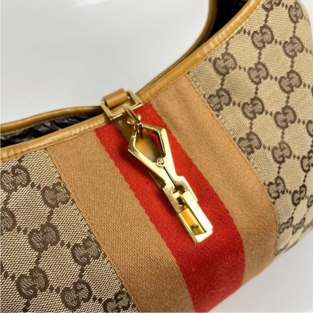 Gucci Tan and Red Shoulder Bag - Picture 5 of 12